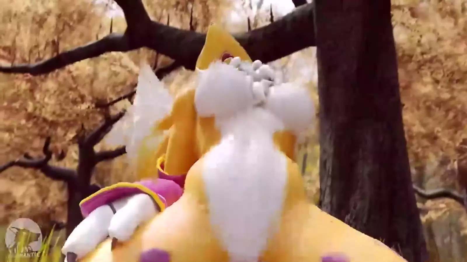 A team of furries engaged in passionate sexual encounter